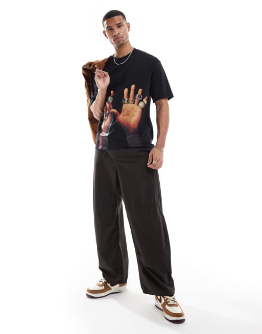 Jordan graphic t-shirt in black, 2 of 4