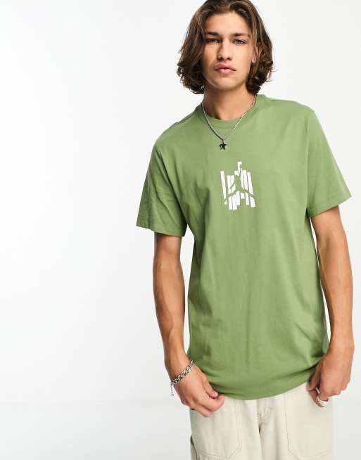 Olive green cheap jordan shirt