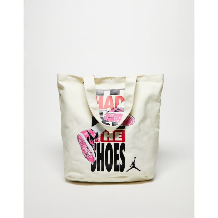 Jordan Jumpman graphic tote bag in black