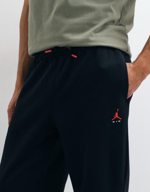 Jordan grube joggersy z prostymi nogawkami z logo w czerni, 3 z 5