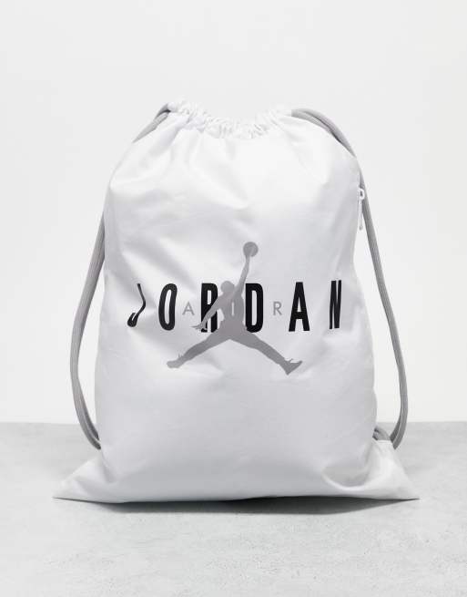 Jordan Gym sack pack in white ASOS