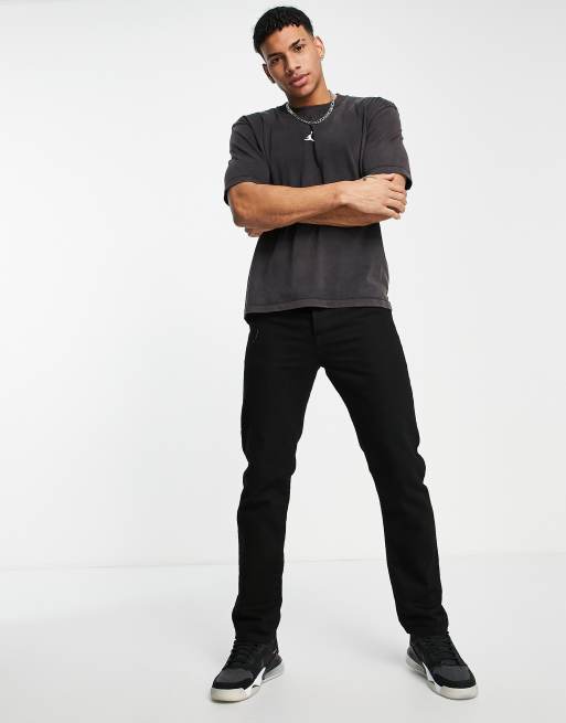 ASOS DESIGN oversized heavyweight t-shirt in washed black