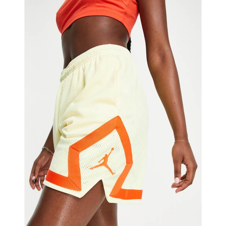 Black and orange jordan shorts store