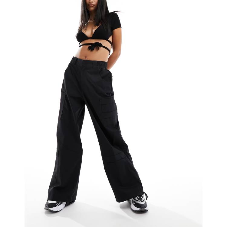 Jordan high waist chicago cargo pants in black