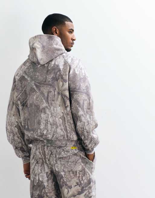 Jordan hoodie oversize épais à imprimé camouflage Real Tree beige, 5 de 5