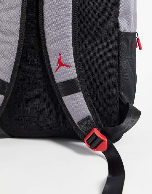 Jordan Iar Patrol backpack in grey and red ASOS