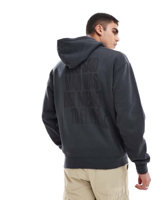 Jordan - 'J Day' Brooklyn - Fleece hoodie in donkergrijs, 4 van 4