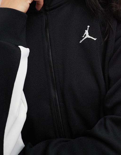 Black jordan windbreaker jacket clearance