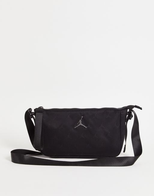 Jordan Monogram Crossbody Black in Polyester with Brass-tone - US