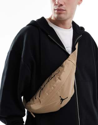 Jordan Jordan Jam MVP crossbody bag in beige-Neutral