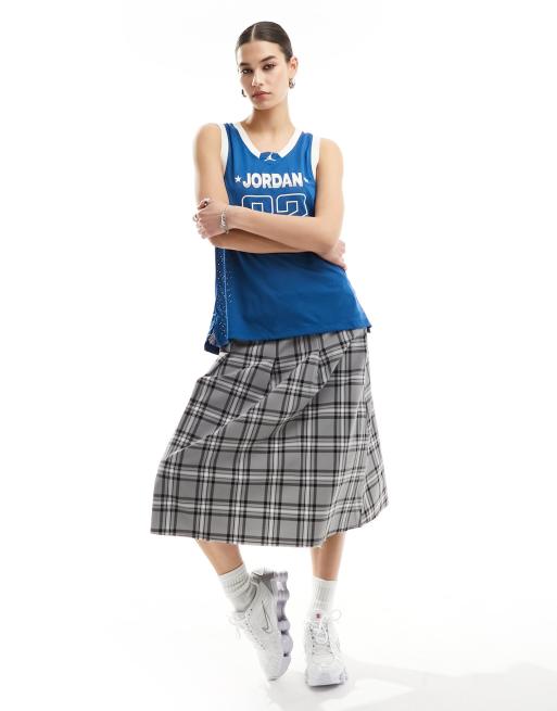 Jordan jersey tank in blue, 2 of 4