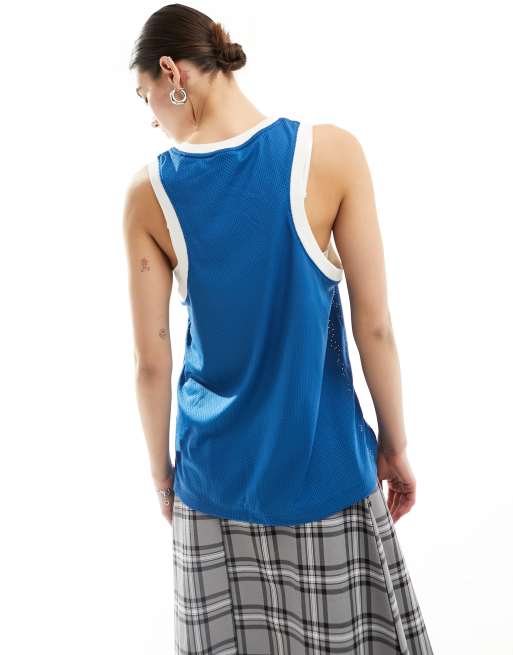Jordan jersey tank in blue, 4 of 4