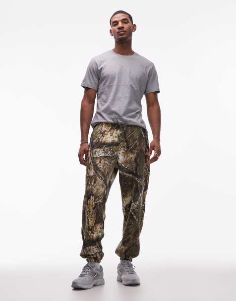 Jordan joggers in real tree camo