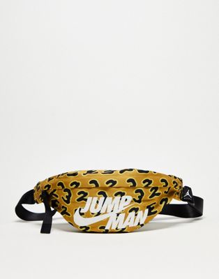 Jordan Jumpman crossbody bag in leopard print