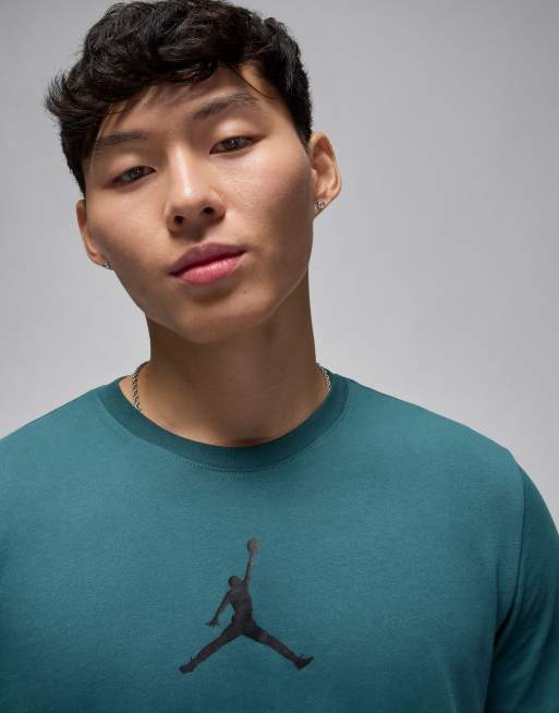 Jordan - Jumpman - Dri-FIT - T-shirt met logo in het midden in donkergroen, 2 van 4
