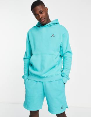 Jordan Jumpman embroidered logo sweat shorts in washed teal | ASOS