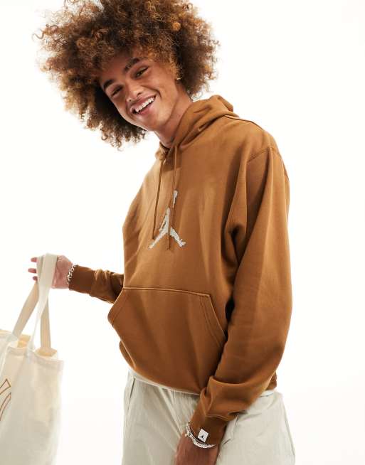 Jordan - Jumpman - Fleece hoodie in bruin 