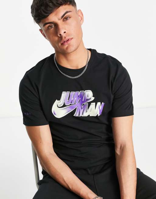 Jordan Jumpman graphic t shirt in black