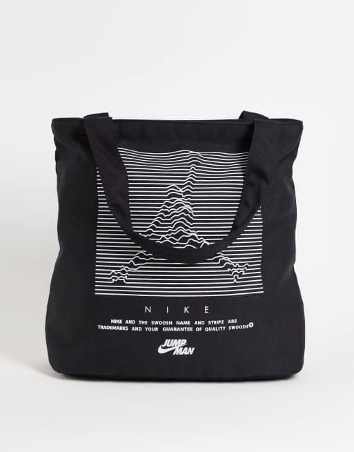 Jordan Jumpman graphic tote bag in black