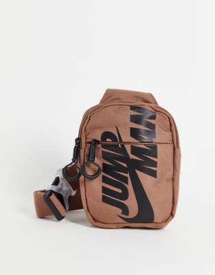 Jordan Jumpman hip pack in brown - ASOS Price Checker