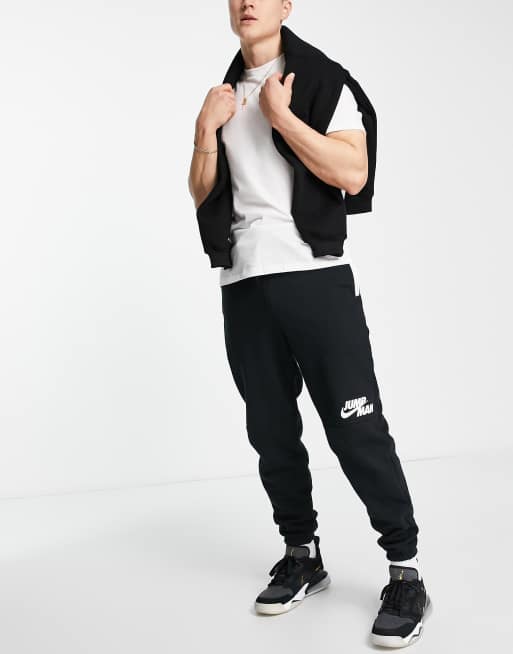 Jordan - Jumpman - Joggingbukser i sort fleece 