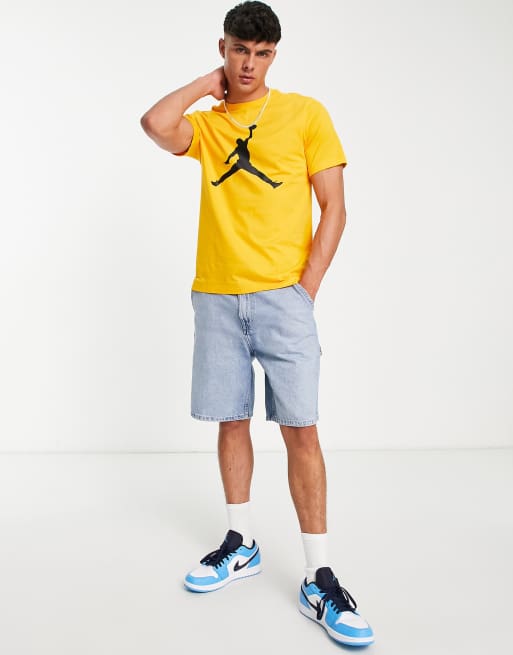 Black and yellow jordan cheap shirt