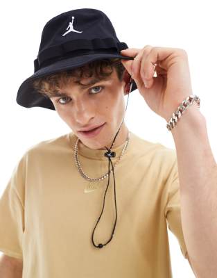 Jordan Jordan Jumpman logo bucket hat in black