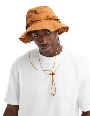 Jordan Jordan Jumpman logo bucket hat in brown