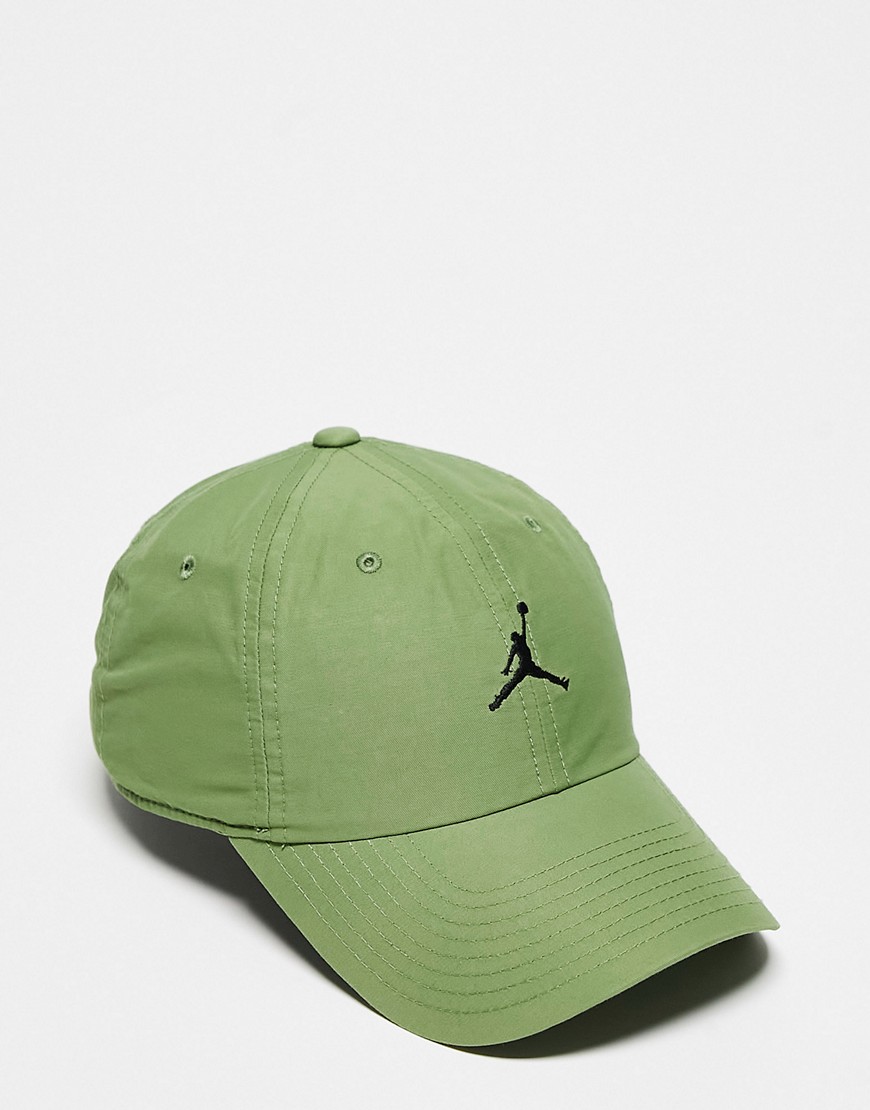 Jordan Jumpman logo cap in olive green