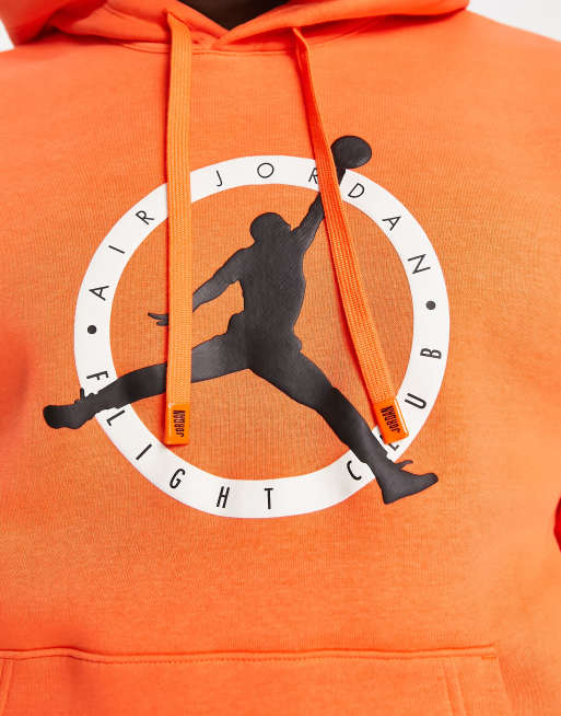 orange jordan logo