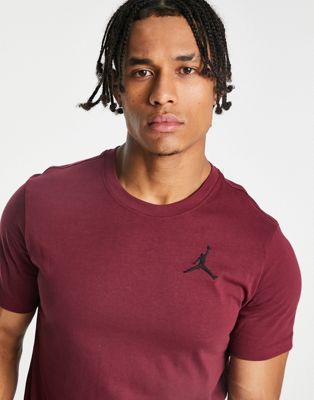 all red jordan shirt