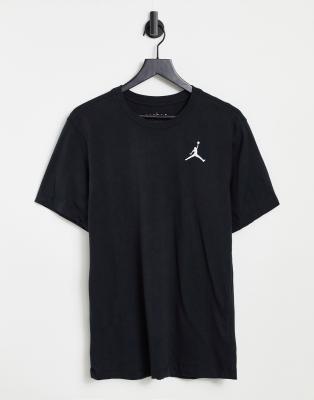 black and teal jordan shirt