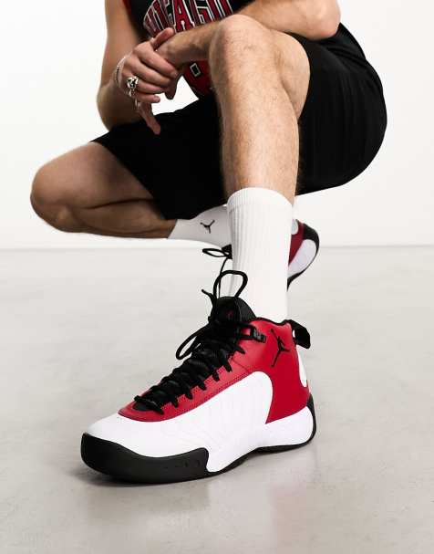 Mens red trainers sale online