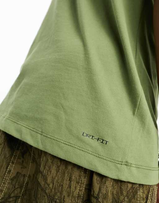 Olive green dri sale fit shirt