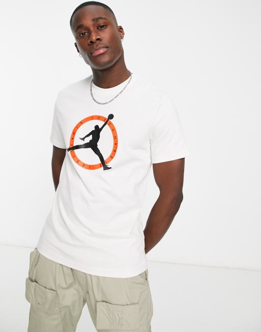 Jordan - Jumpman - T-shirt met logo in het midden in wit