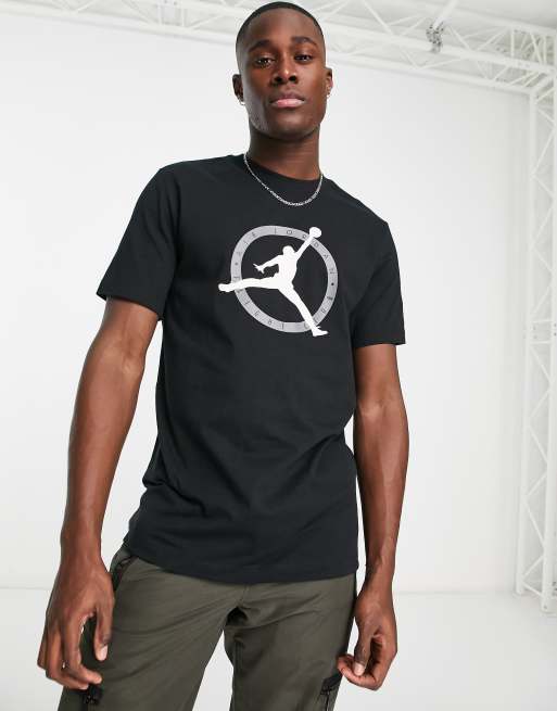 Jordan - Jumpman - T-shirt met logo in het midden in zwart