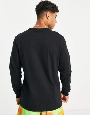 Jumpman - T-shirt nera a maniche lunghe-Nero - Jordan T-shirt donna  - immagine2
