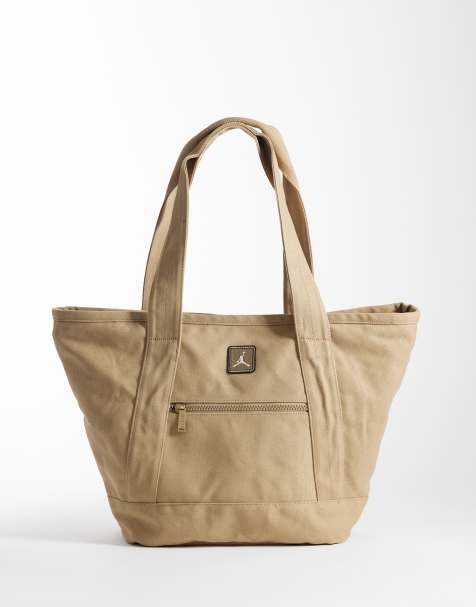 Jordan jumpman tote bag in beige - view 1