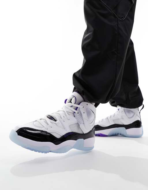 Jordan Jumpman Two Trey trainers in white