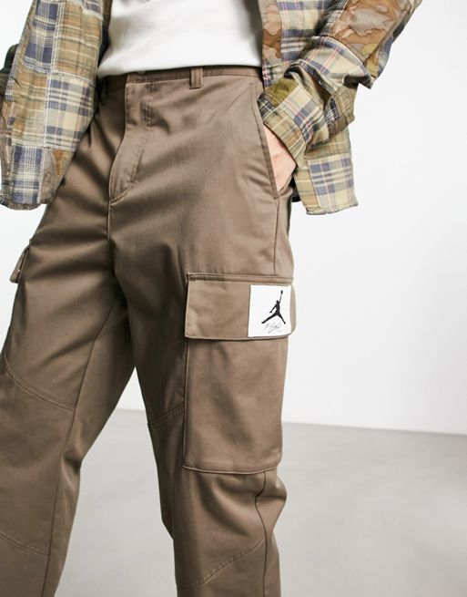 Jordan Essentials woven cargo trousers in tan