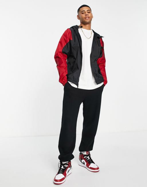 Jogging jordan noir outlet et rouge