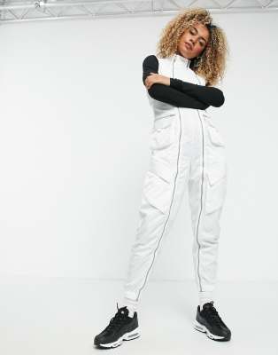 Nike Jordan Jumpsuit In White With 