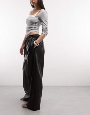 Jordan Leather Pants In Multi