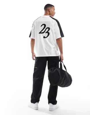 Jordan Lifestyle - Maillot - Voile et noir-Blanc