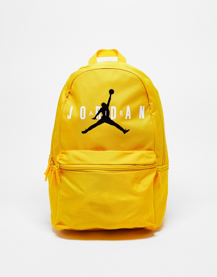 Jordan logo backpack in yellow