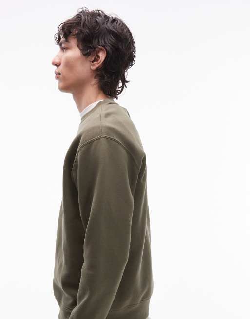 Jordan logo sweatshirt in khaki