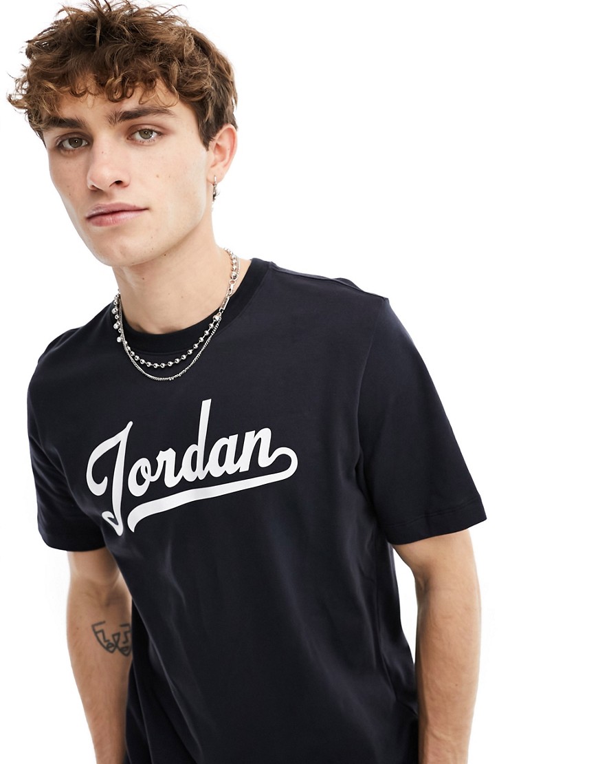 Jordan logo t-shirt in black