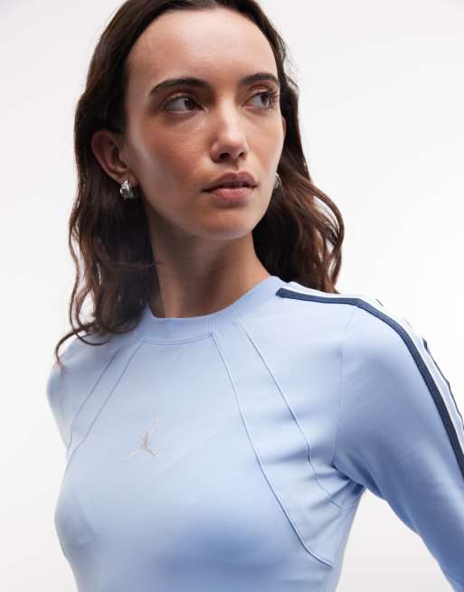 Jordan long sleeve dress in light blue , 2 of 4