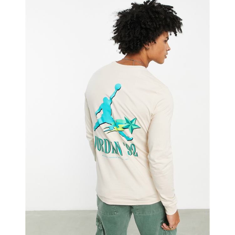 AIR JORDAN printed long sleeve SWITCH t-shirt