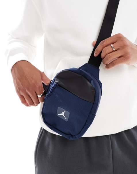 Jordan - Marineblå crossbody-taske med logo - view 1